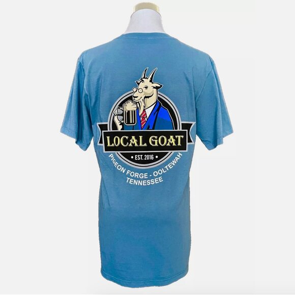 NEW! THE LOCAL GOAT RESTAURANT BEER MUG LOGO TEE SOUVENIR T-SHIRT ADULT SMALL S - Picture 10 of 11